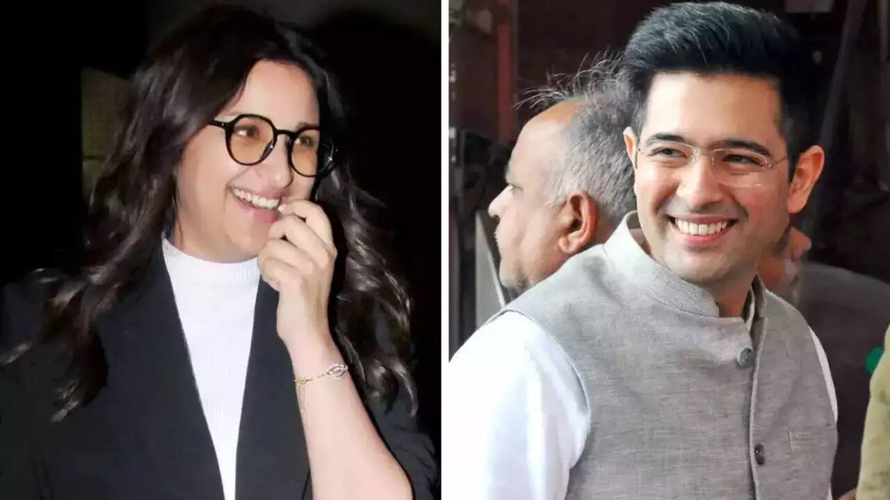 Parineeti Chopra and Raghav Chadha engagement