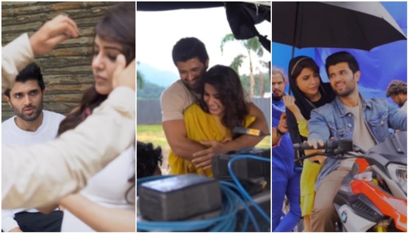 Vijay Deverakonda romantic with Samantha Ruth Prabhu in Kushi shoot sgk