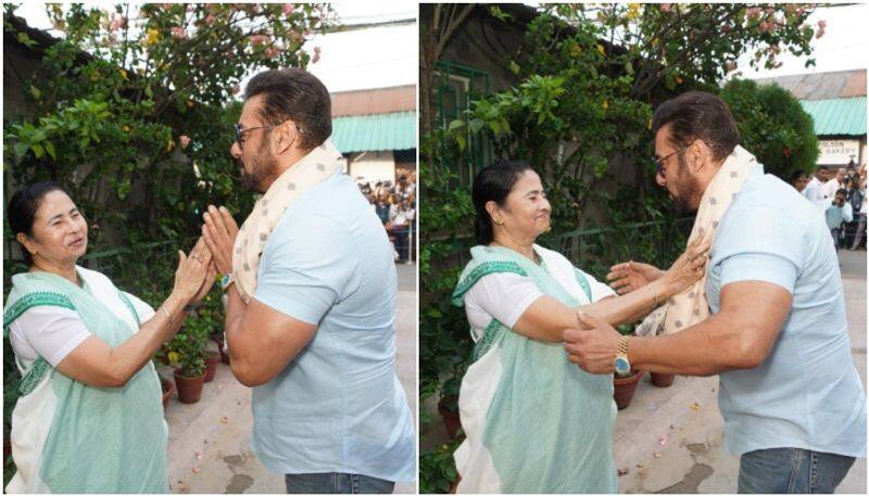 Salman Khan Meets Bengal CM Mamata Banerjee At Her Residence In Kolkata sgk