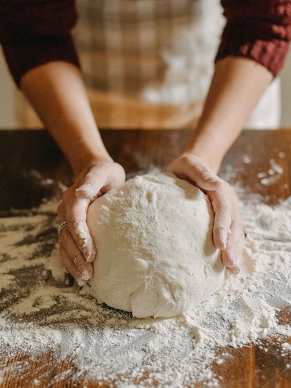 Leave the dough