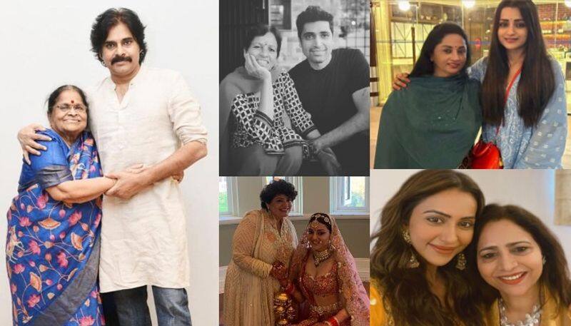 Tollywood Stars wished their mothers on Mothers day Pics Gone Viral NSK