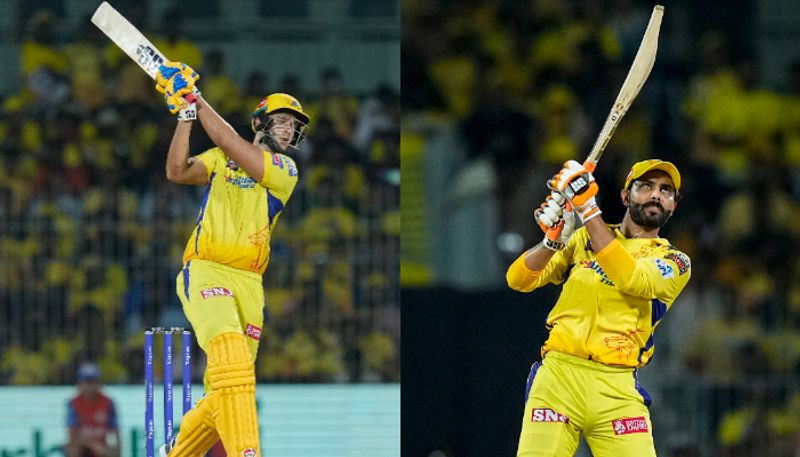 IPL 2023 CSK vs KKR Shivam Dube Ravindra Jadeja pair gave Chennai Super Kings competitive total jje