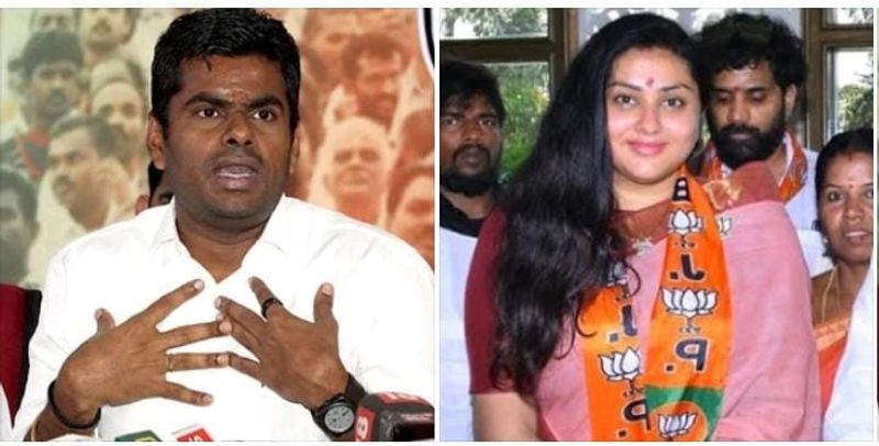 Actress Namitha condemns criticism of Annamalai for Karnataka election defeat