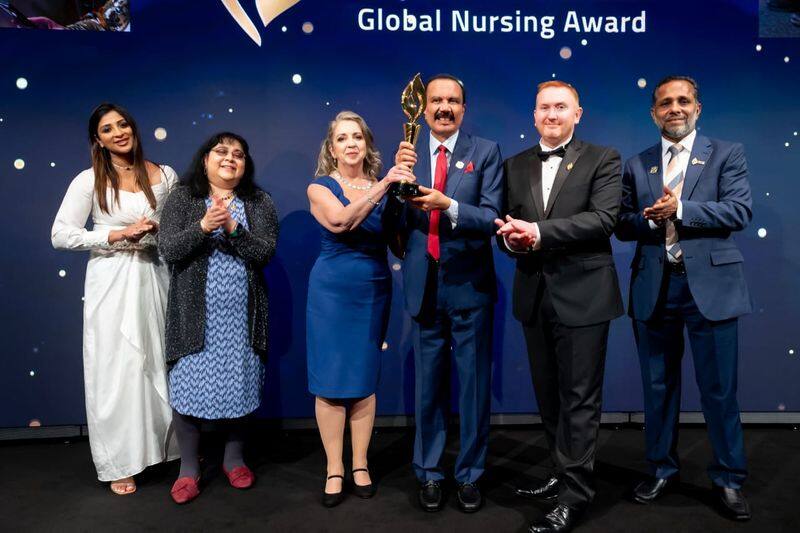 UK Margaret Helen Shepherd receives Aster guardian global nursing award 2023 ckm