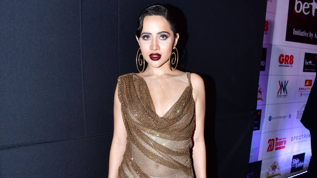 Urfi Javed wears transparent dress 
