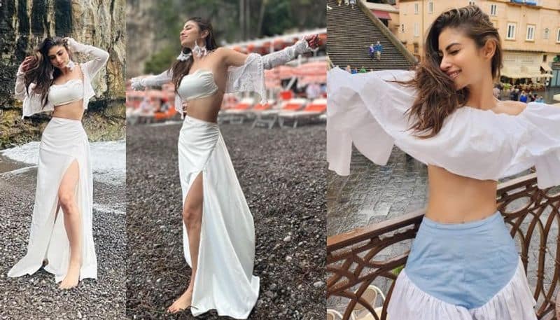 Actress Mouni Roy enjoying her vacation in Italy