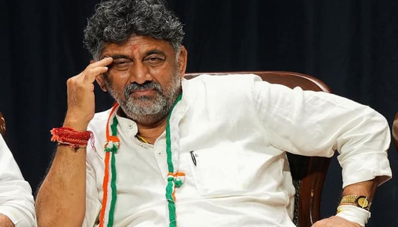 'Single man with courage makes majority': DK Shivakumar before heading to Delhi for Karnataka CM talks