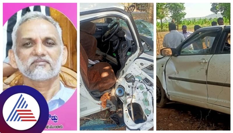 Congress leader Killed in shivamogga road accident gow