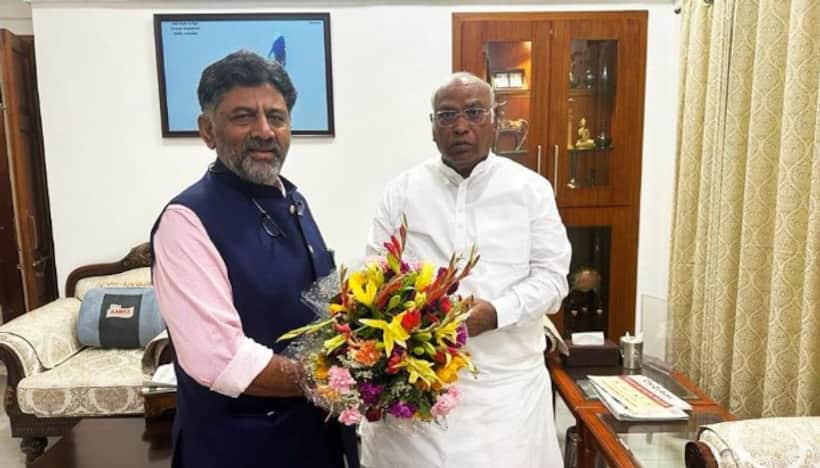 Make me Karnataka CM or I will continue as an MLA: DK Shivakumar tells Kharge