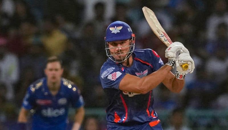 IPL 2023 LSG vs MI Marcus Stoinis hits fire fifty Mumbai Indians need 178 runs to win against Lucknow Super Giants jje