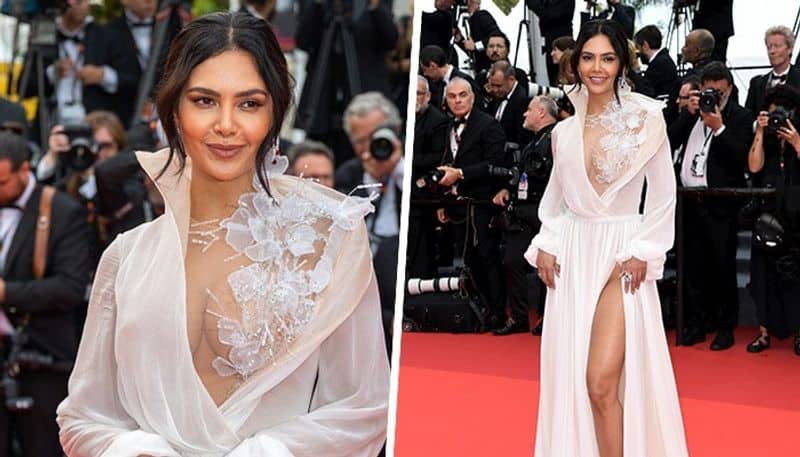 Cannes 2023: Esha Gupta flaunts her toned legs in a dangerous thigh-high slit dress (Photos) RBA