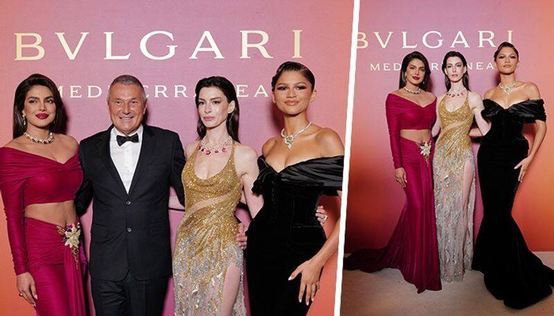 Bvlgari Event in Venice: Priyanka Chopra looks ravishing as she poses with Zendaya, Anne Hathaway (Photos) RBA