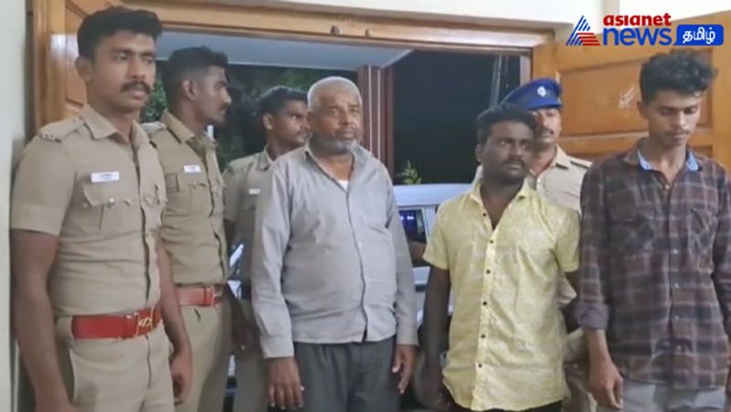 son murder to take revenge 3 people, including the father were arrested in Hosur,