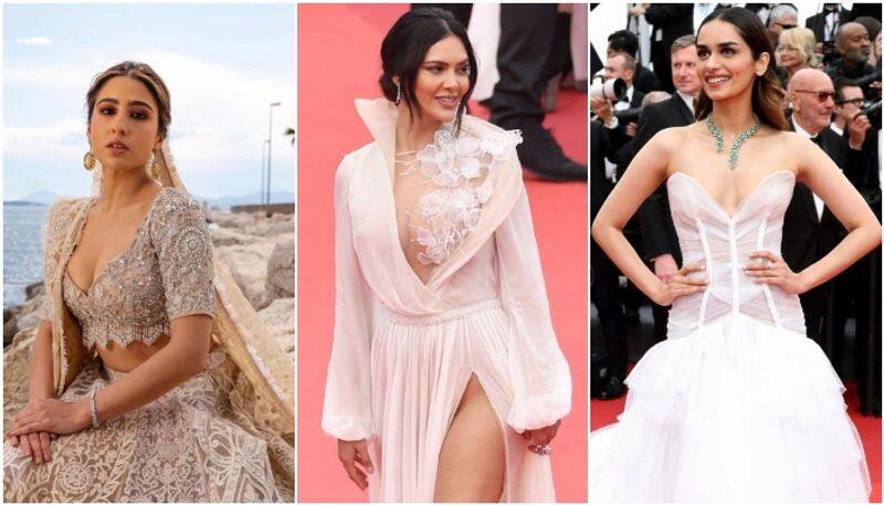 Cannes 2023: Sara Ali Khan and Esha Gupta and Manushi Chhillar stunning red carpet debut sgk