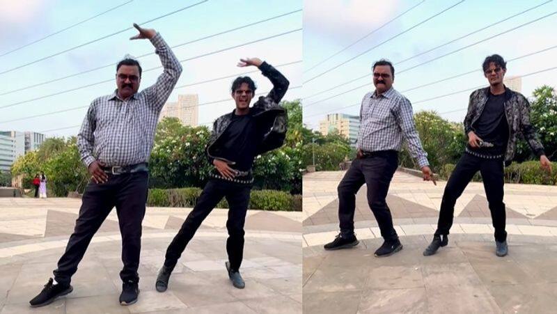 Mumbai Police Constable Amol Kamble Bindas Dance with Internet Sensation Baba Jackson watch viral video akb