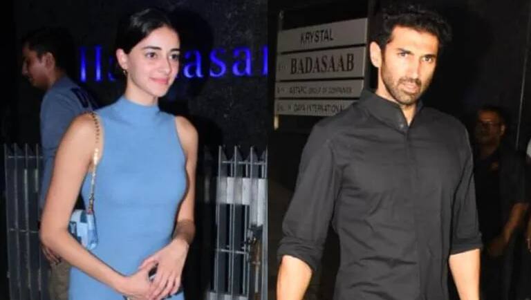 Actress Ananya Panday and Aditya Roy Kapur