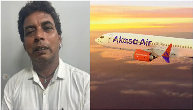 man arrested for smokes beedi in bengaluru akasa airs flight asd