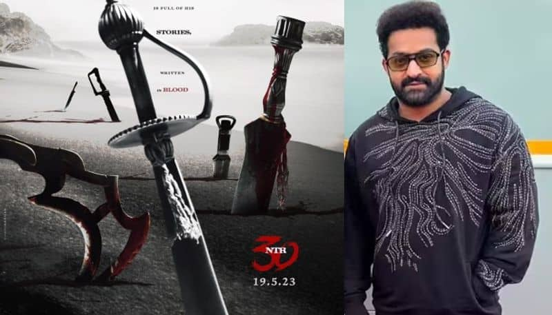 jr ntr 30th movie first look and title released