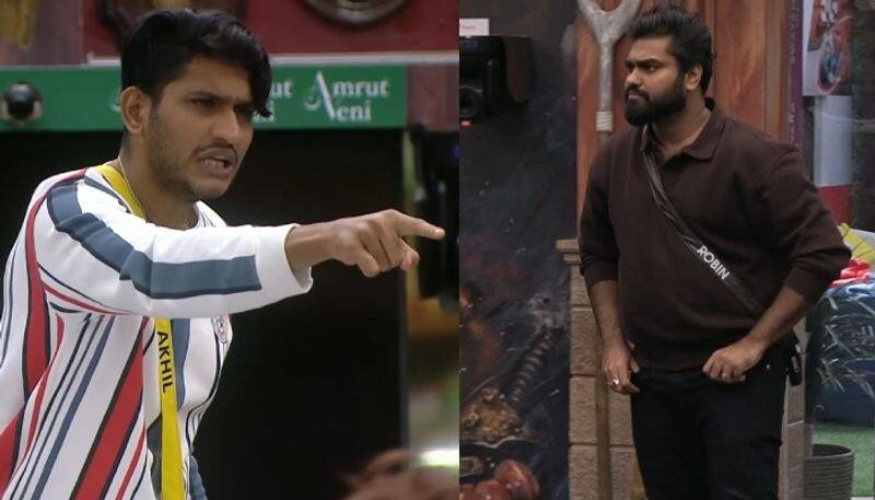 akhil marar to robin radhakrishnan in bigg boss malayalam season 5 nsn