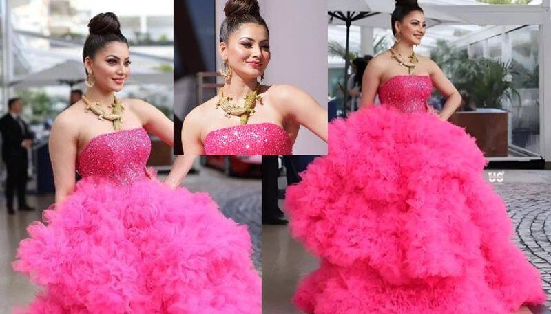 Cannes 2023: Urvashi Rautela Chose Cartier Crocodile Necklace in red carpet sgk