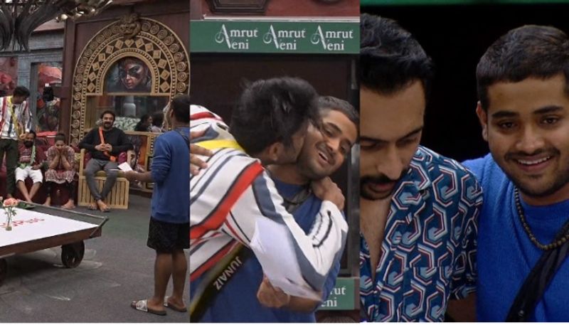 bigg boss malayalam season 5 junaiz make akhil jokes on hotel task manger change vvk