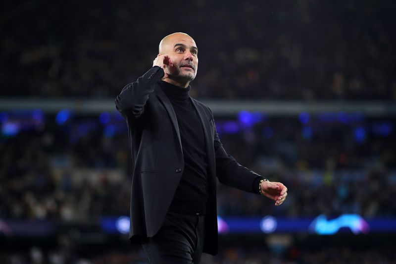 football 'I'm really happy here': Pep Guardiola remains focused on Man City despite England manager job speculation snt