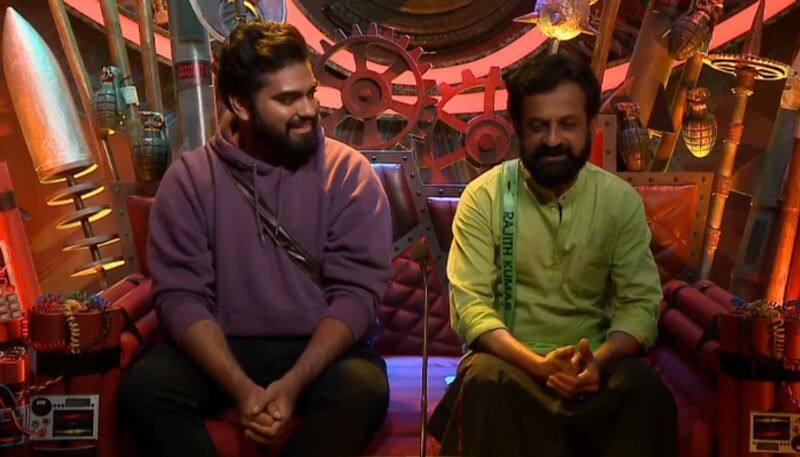 bigg boss summons robin radhakrishnan and rajith kumar to confession room nsn