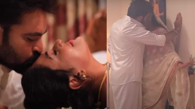 netizens criticize vijay tv eeramana rojave serial for LipLock scenes