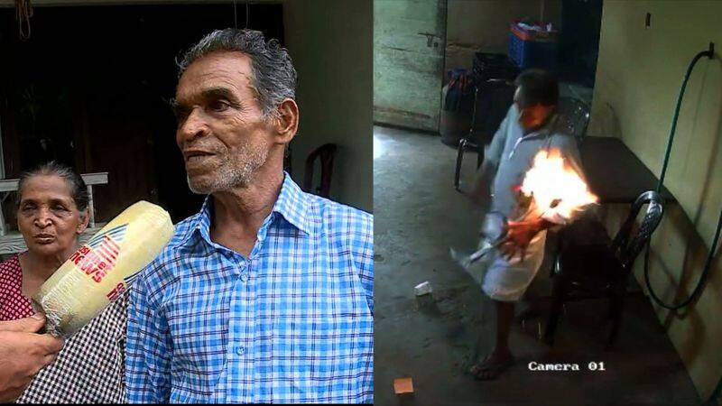 Mobile phone explodes in elderly mans shirt pocket In  Kerala - bsb