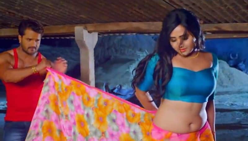 Kajal Raghwani SEXY video Bhojpuri actress Khesari Lal Yadav song Desi Machan romance goes viral RBA