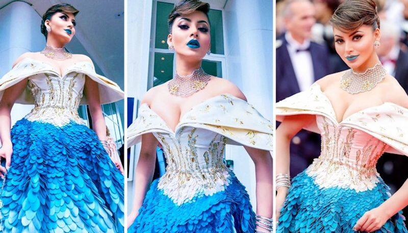 Cannes 2023: Urvashi Rautela oozes glam in blue lipstick on carpet, wins hearts ADC 