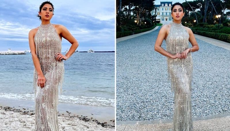 Cannes 2023: Sara Ali Khan dons shimmering gown, setting major fashion goals ADC