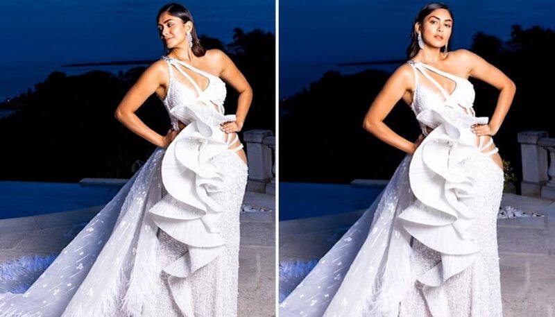 Cannes 2023: Mrunal Thakur makes jaw-dropping debut in cut-out gown, see pictures ADC 