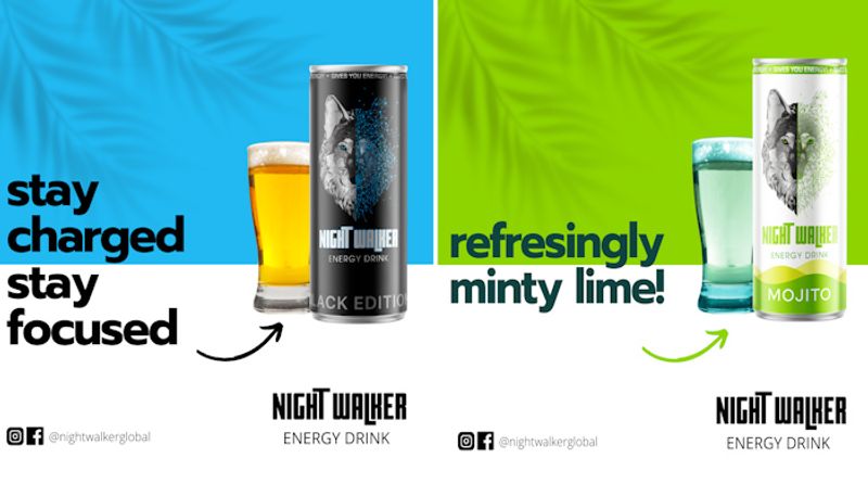 Europes popular energy drink, Nightwalker, makes its way to the Indian market