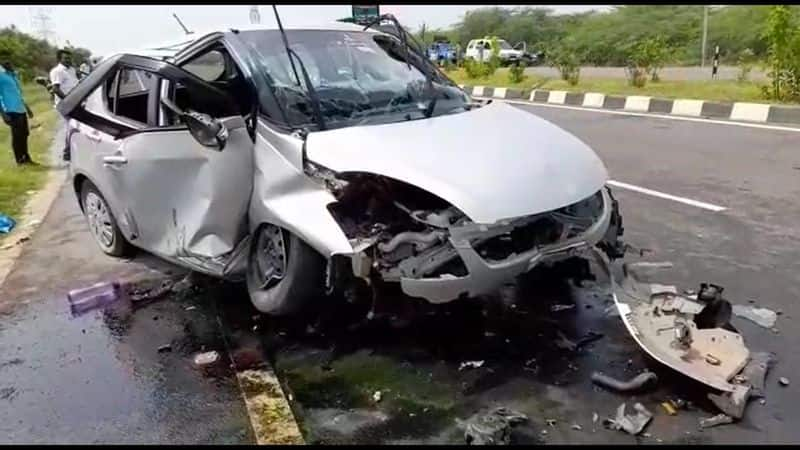 2 persons killed and 3 persons highly injured road accident in virudhunagar district