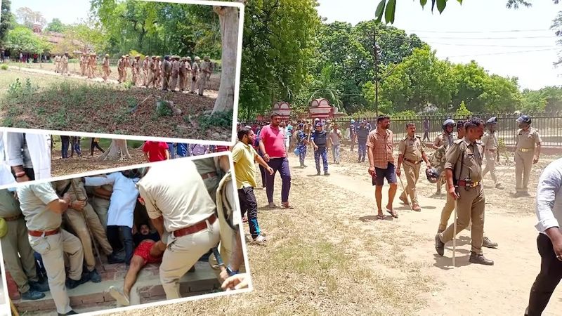 Operation Wash Out Allahabad University biggest hostel vacated heavy police force action san