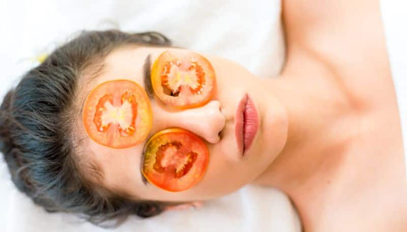 tomato face packs for black spots and suntan azn 