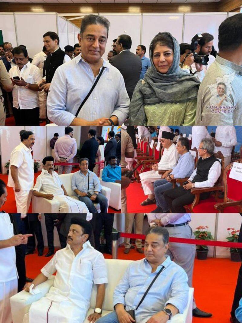 Kamalhaasan meet national leaders in karnataka