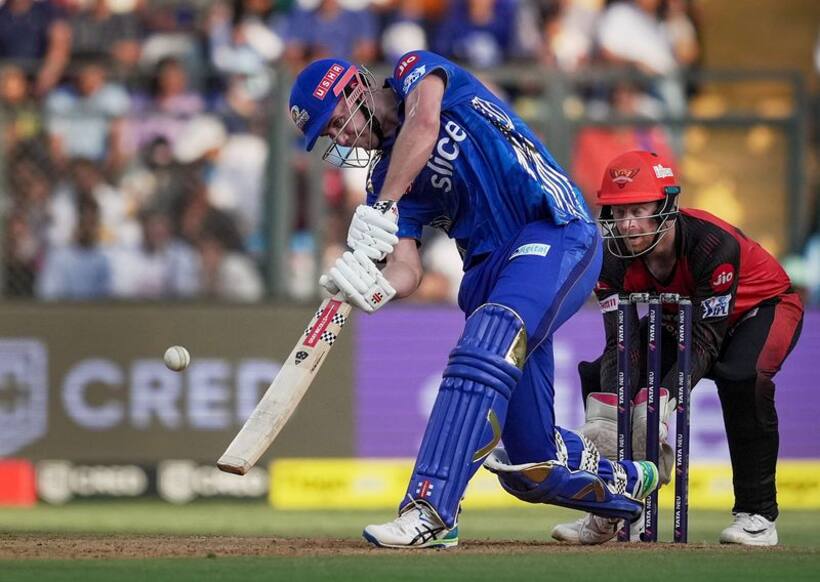 IPL 2023: Rohit's grit and Green's ton keep MI's playoff chances alive against SRH; Twitter hopeful