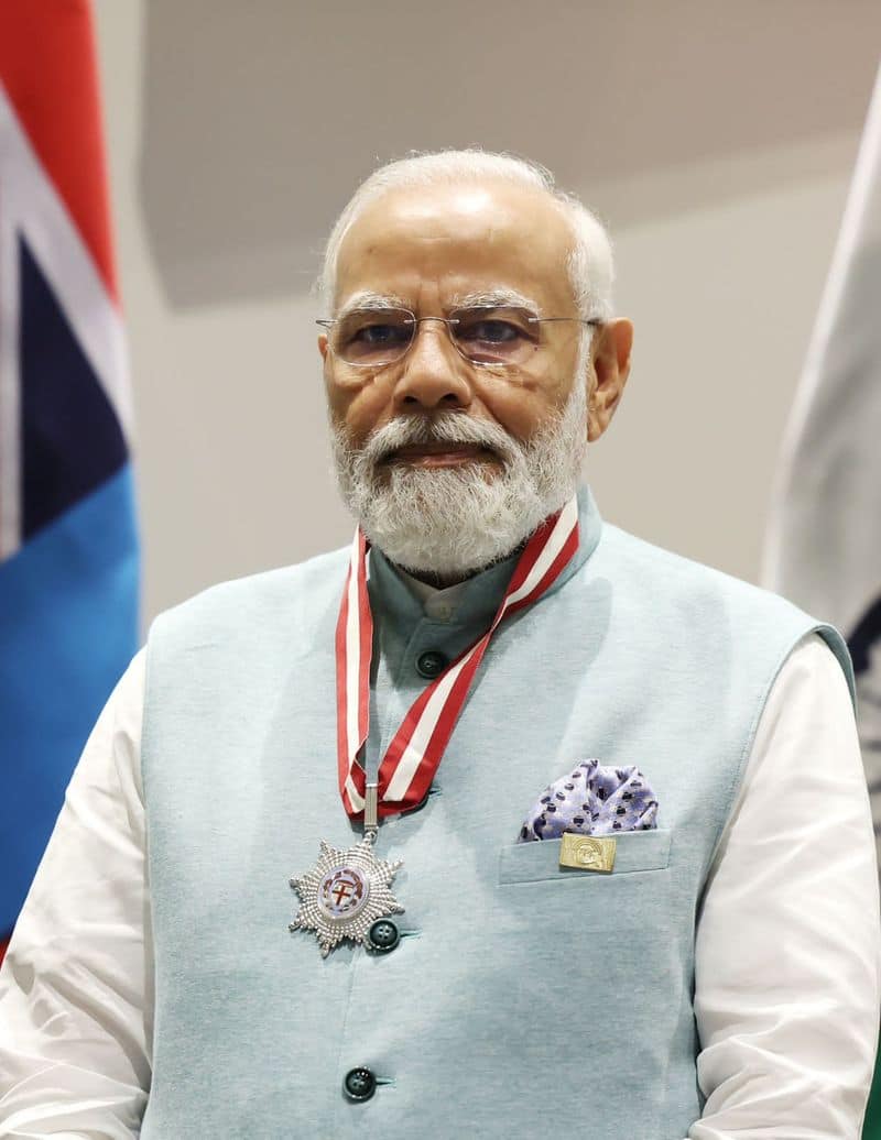 PM Modi conferred highest honour of Fiji by PM Sitiveni Rabuka; check details AJR