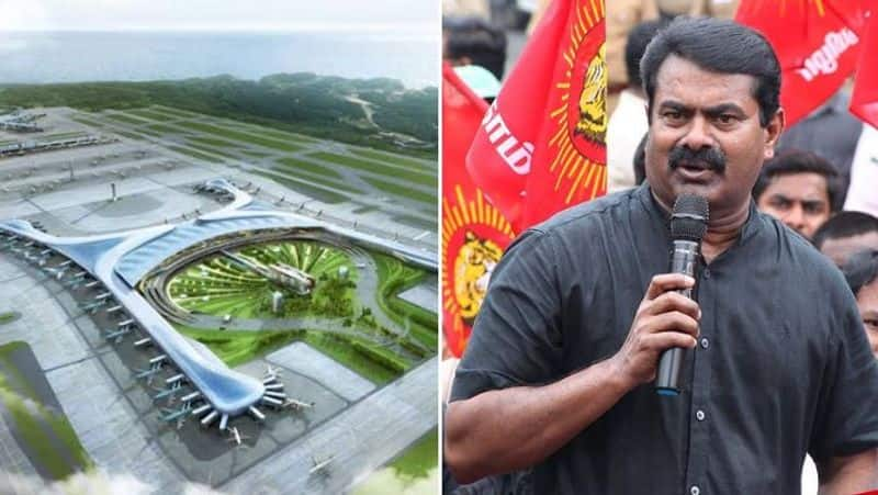 Seeman announces protest against construction of parandur airport issue