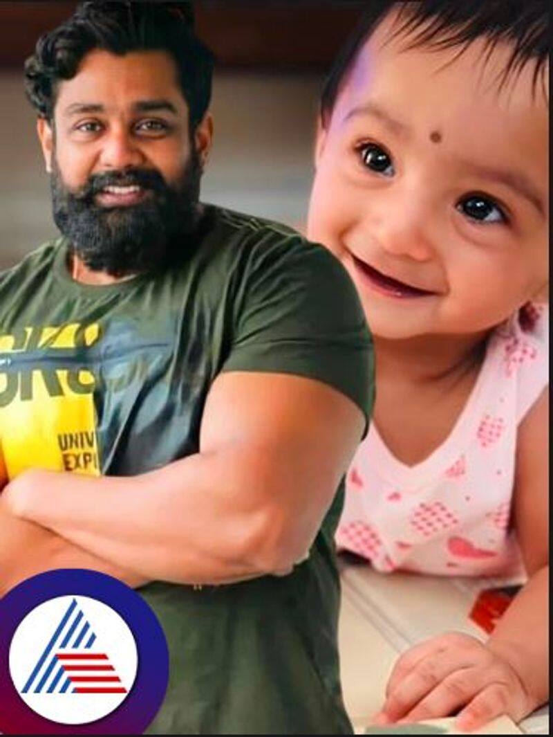 Dhruva Sarja Prerana reveals daughter latest photos vcs 