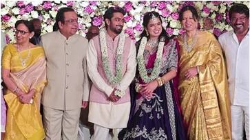 Telugu star Brahmanandam Son Siddharth Gets Engaged sgk