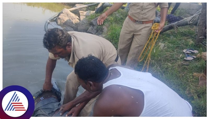 three people died jumping to lake in raichur after Financial Fight with family gow