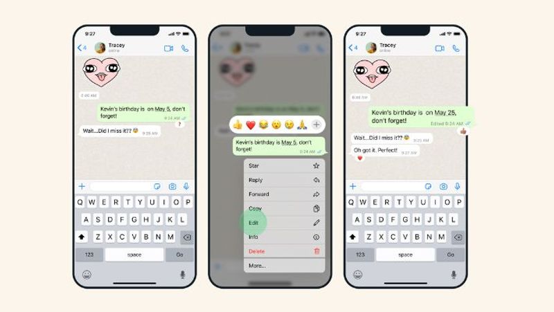 WhatsApp Edit feature launched vvk