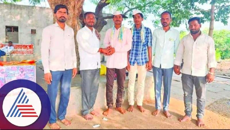 Fans of raju Gowda walked barefoot for four years to become MLA at devarahipparagi rav