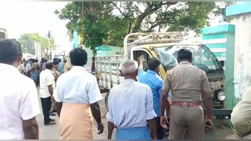 north indian worker died road accident in pudukkottai district