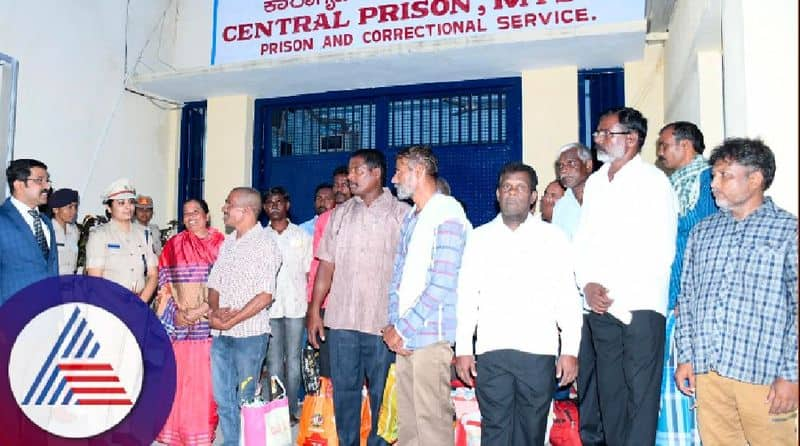 24 prisoners released from Mysore Central Jail rav