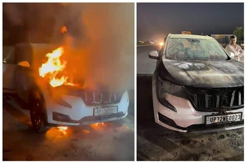 Mahindra claims the incident where the XUV 700 caught fire while it was running, is not their fault prn