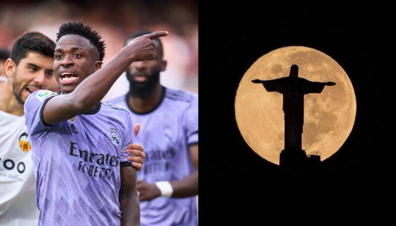 Lights of at Christ The Redeemer Over Vinicius Jr Racism incident jje